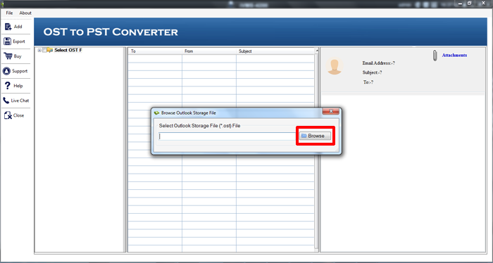 Sametools OST an PST Converter -Software - OST -to PST -Wandleranwendung konvertieren OST in PST Medien 1