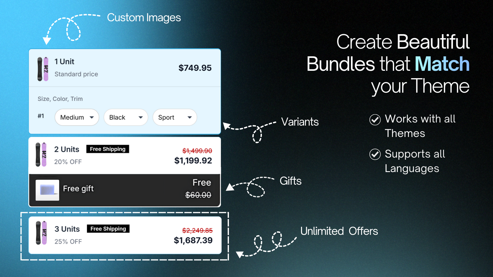 Zyga Bundles & Quantity Break - Screenshot 2 showing product features and functionality