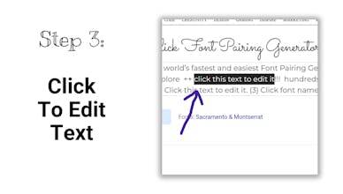 One-Click Font Pairing Generator gallery image