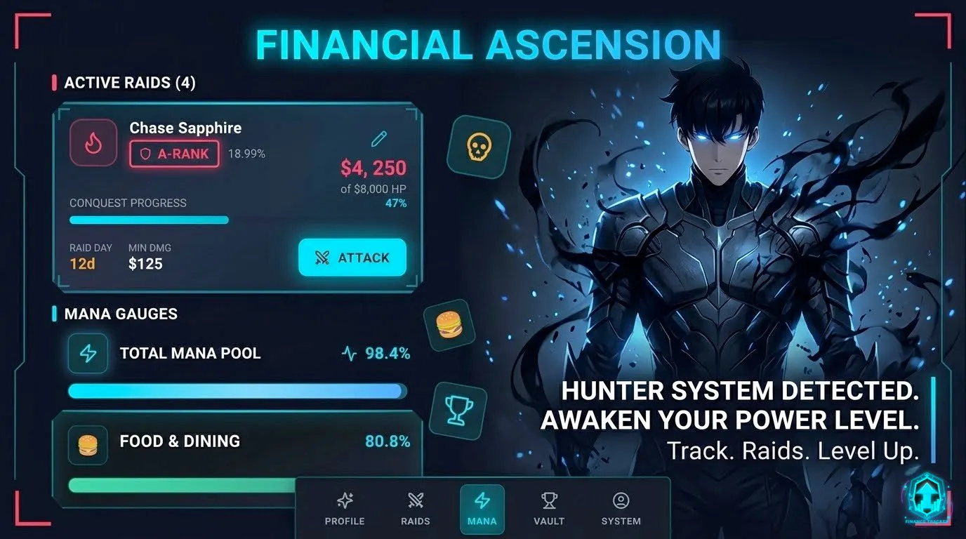 Hunter Vault: RPG Finance Tracker App 專案橫幅