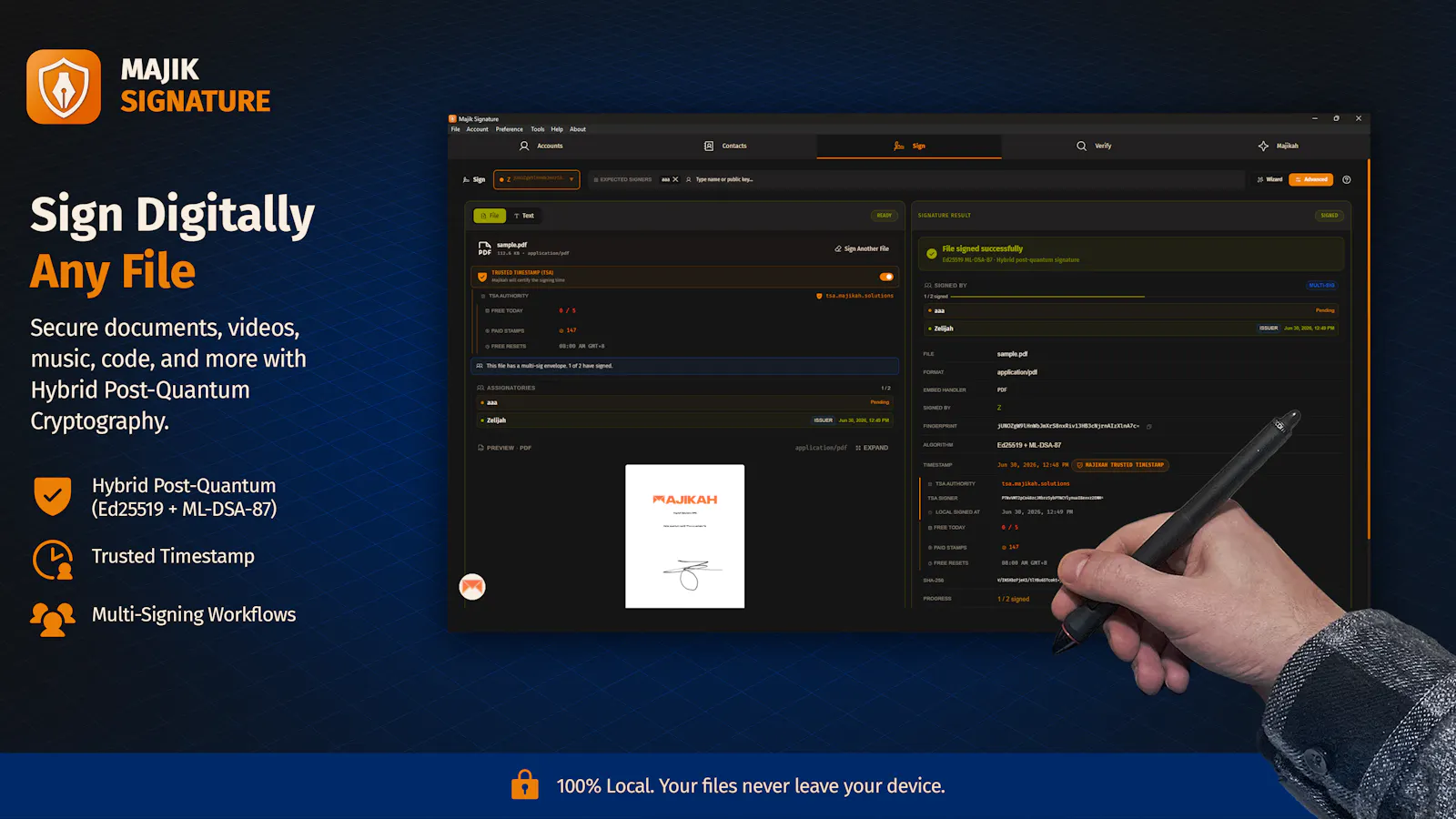 Majik Signature screenshot 2