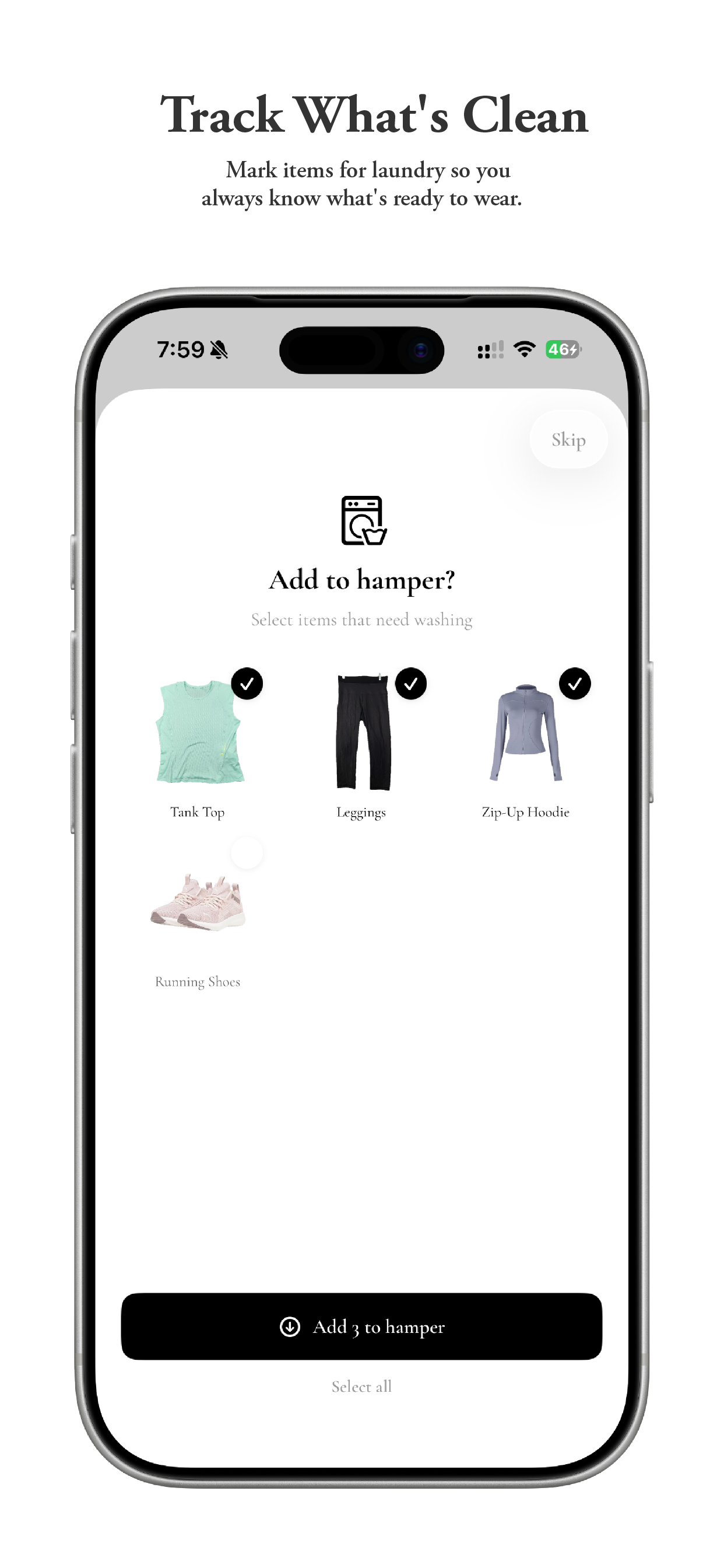 FitCheck - Screenshot 4 showing product features and functionality