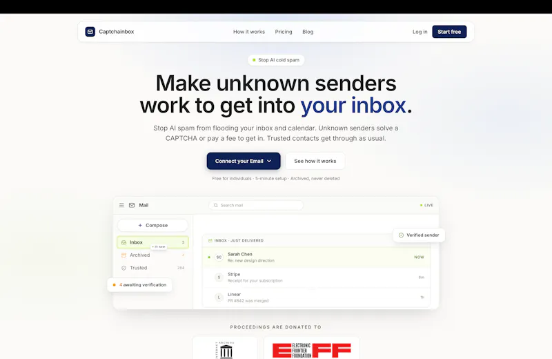 Captchainbox screenshot 2