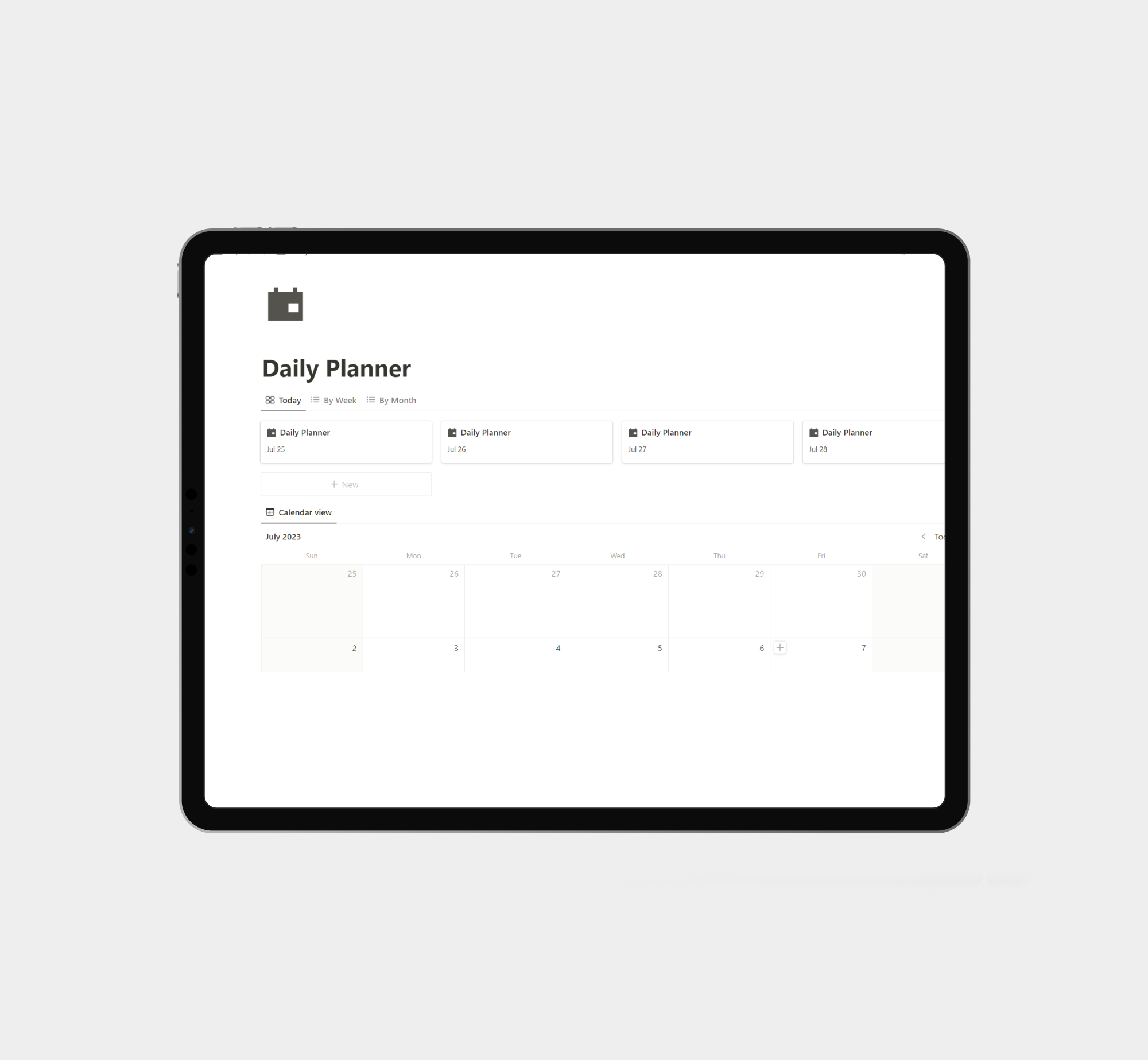 Notion Daily Planner
