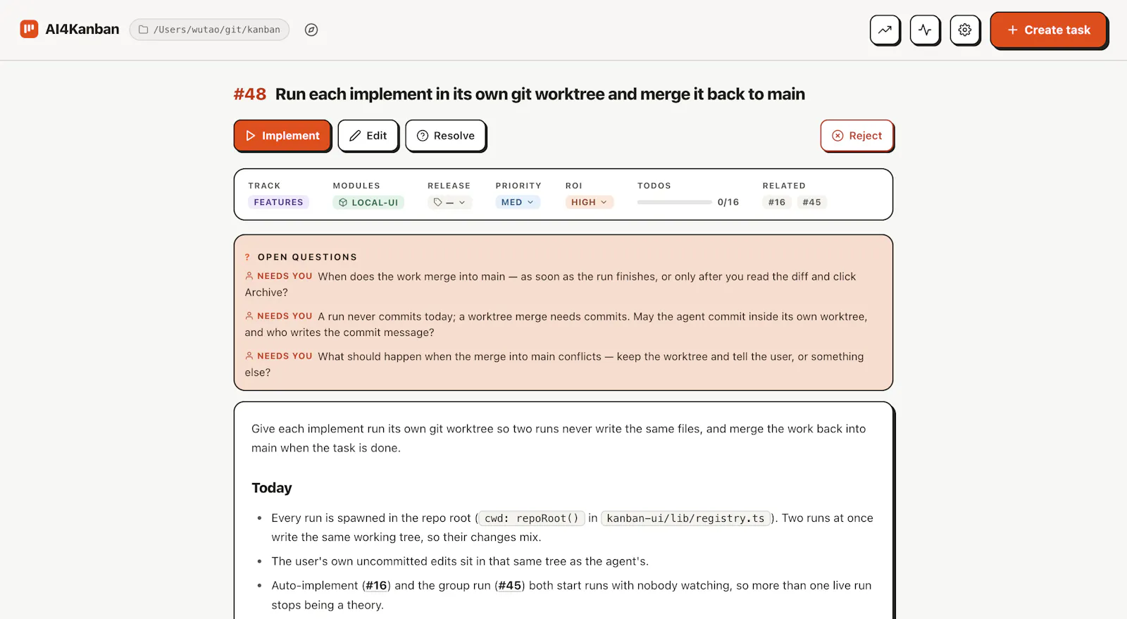 AI4Kanban screenshot 5