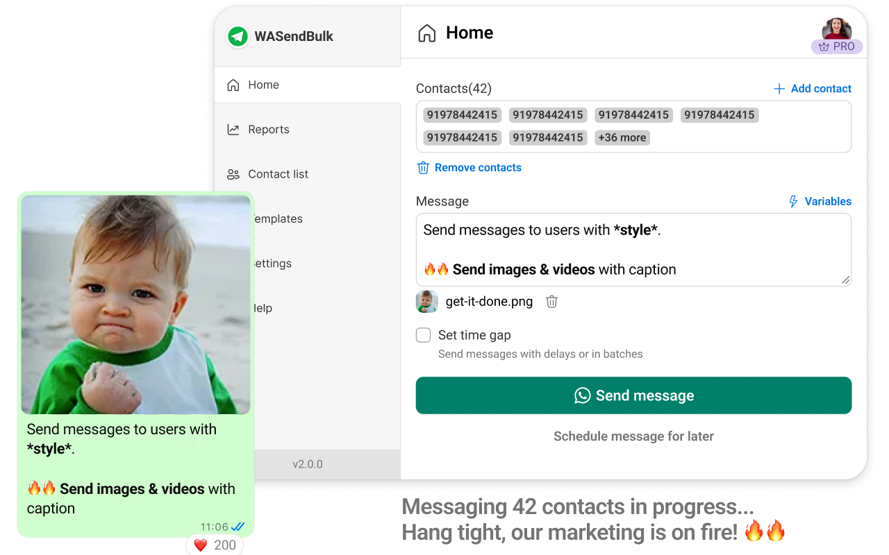 Media WASendBulk - Giver your WhatsApp marketing winggs... 2