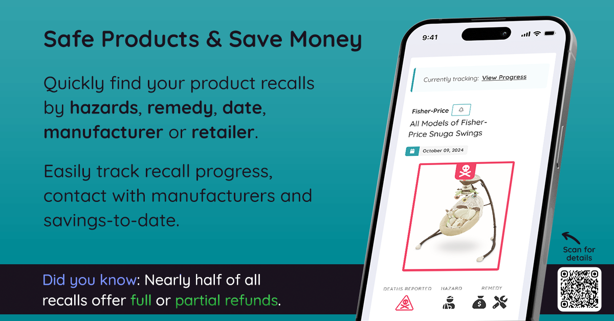 CrateOS Recalls - Tailored product recall alerts for parents & busy people media 3