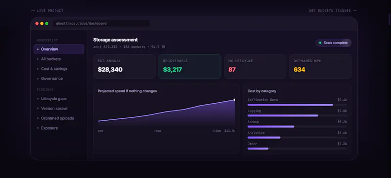 GhostTrace screenshot 2