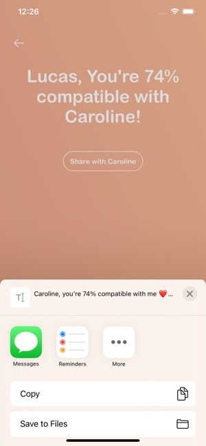The Love Calculator on iPhone gallery image