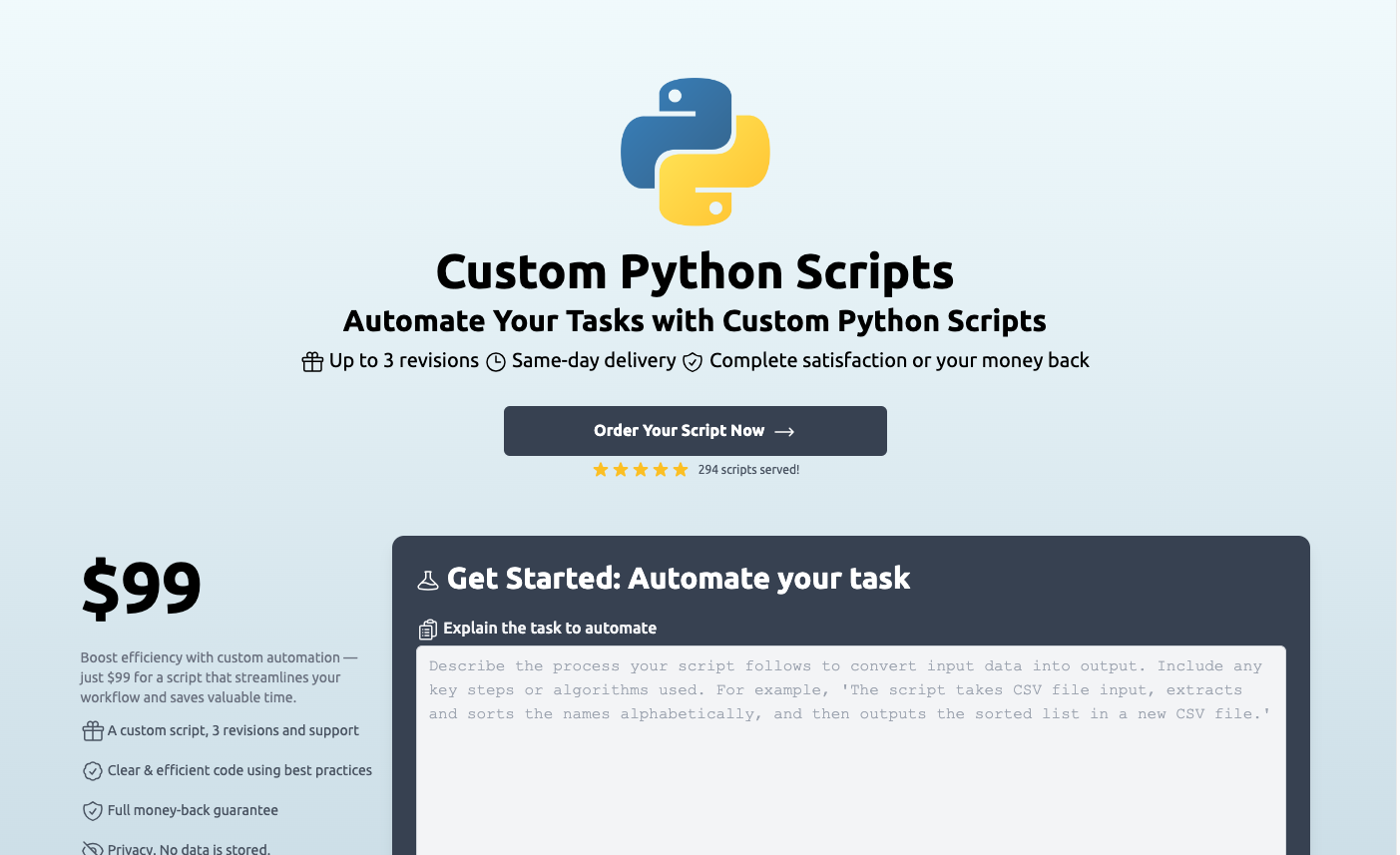 Insta Python - İsteğe bağlı özel python komut dosyaları medya 1