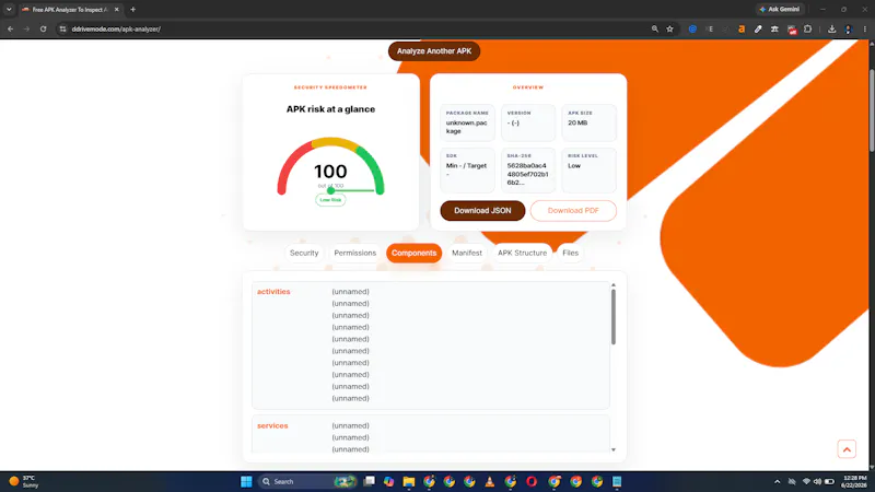 DDriveMode APK Analyzer screenshot 4