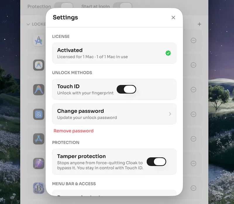 Cloak screenshot 5