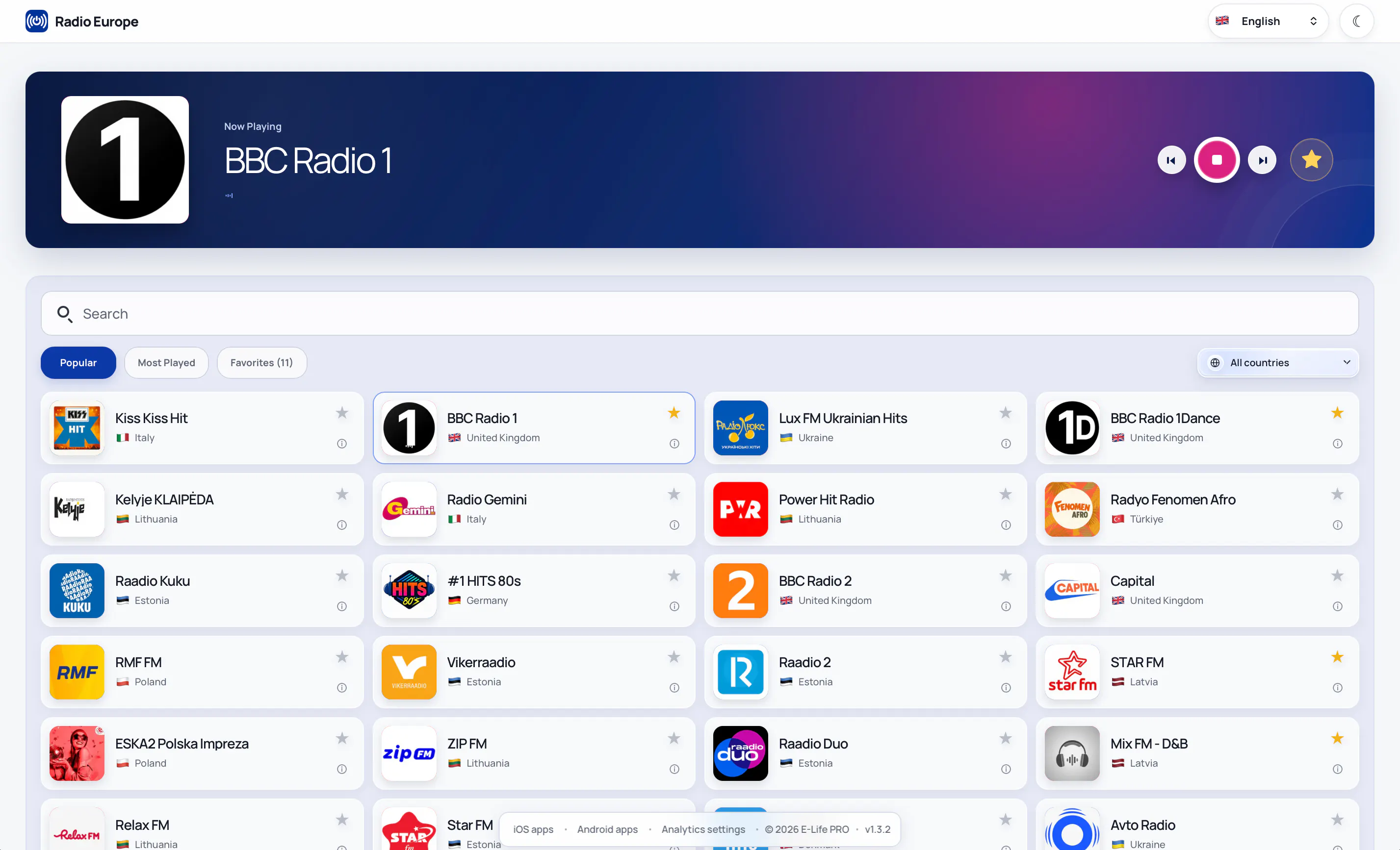 Radio Europe — Radio from across Europe gallery image