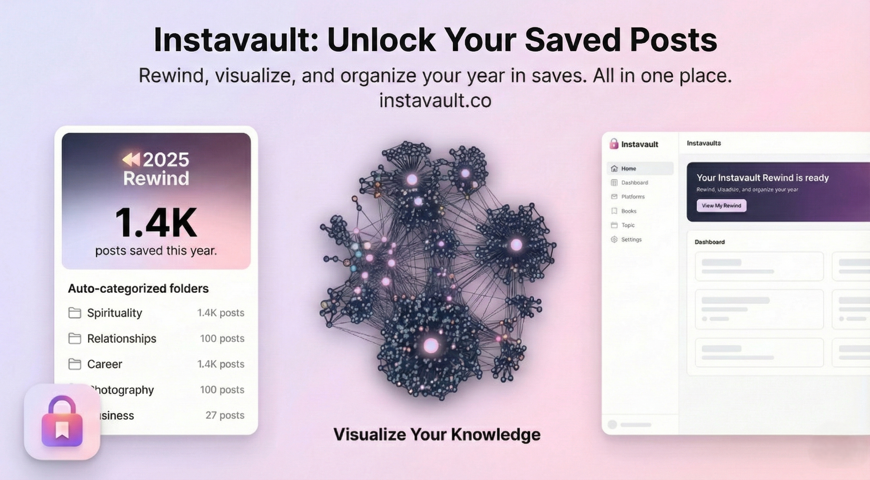 Instavault 2.0 - Rewind for saved posts