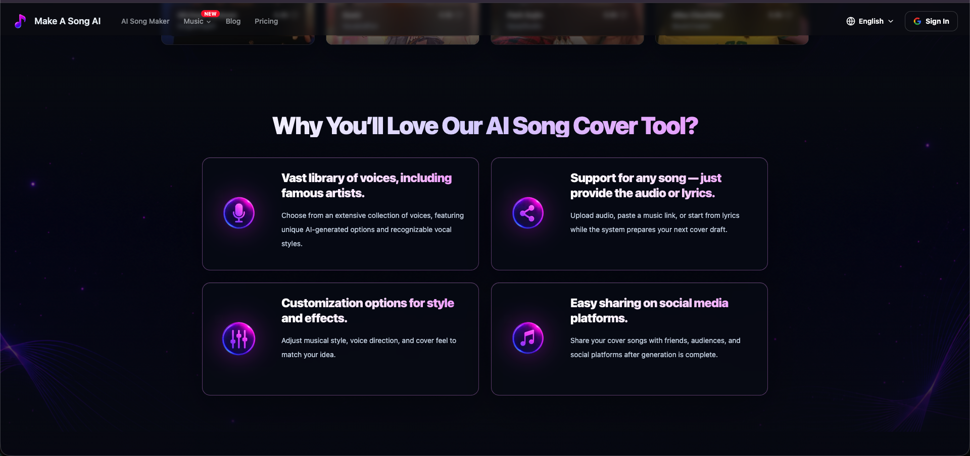 Make A Song AI gallery image