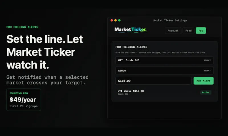 Market Ticker screenshot 4