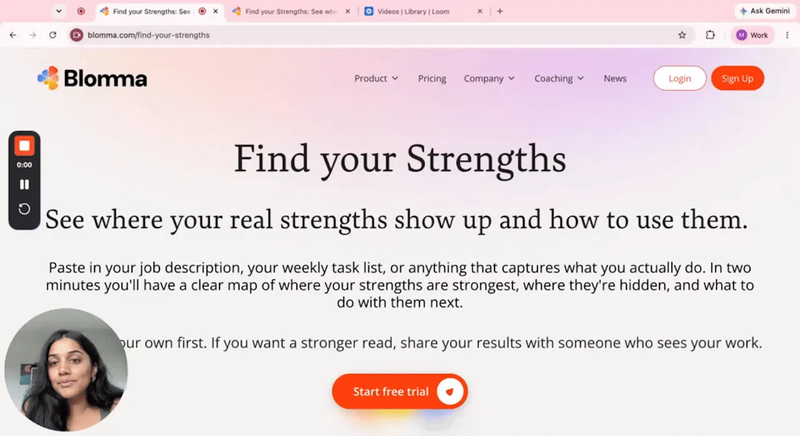Find your Strengths screenshot 1 (video preview)