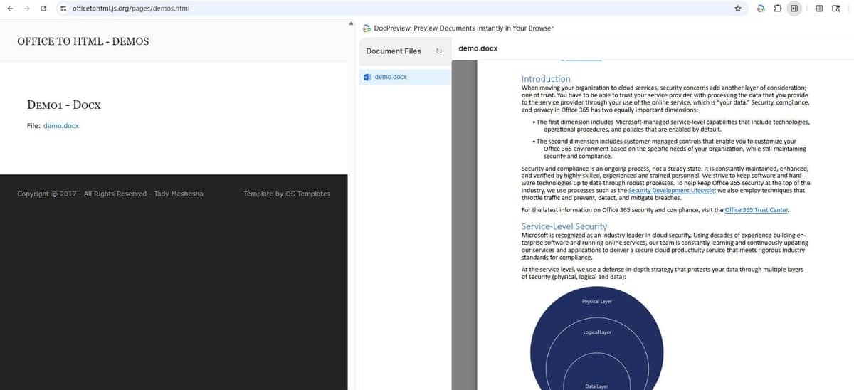 DocPreview - Screenshot 3 showing product features and functionality