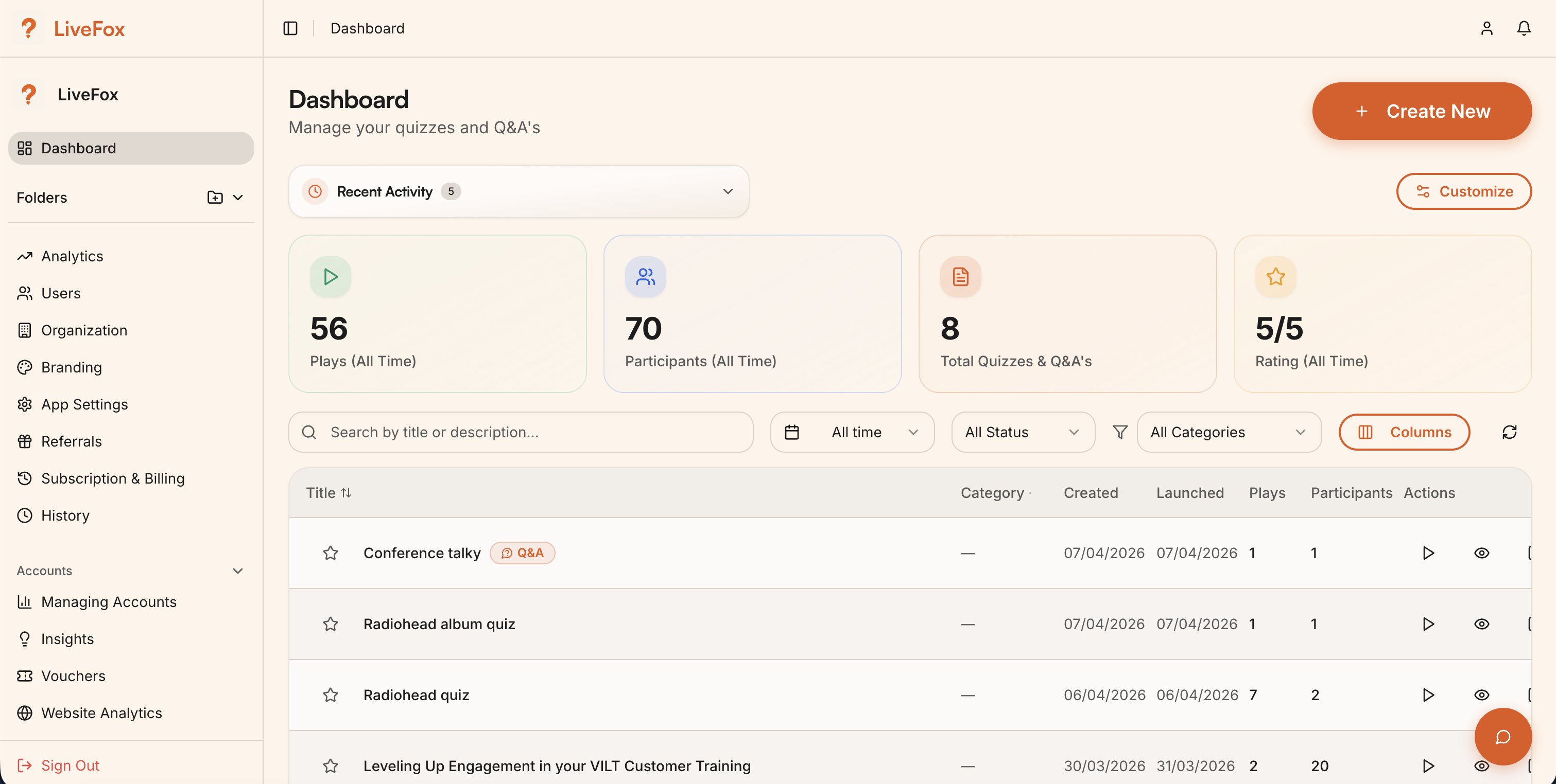 LiveFox gallery image