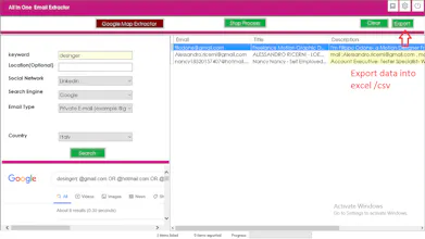 AllINONE Email Extractor And Scraper gallery image