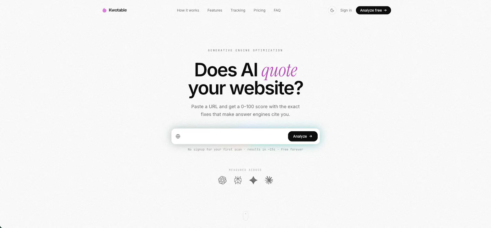 Kwotable AI screenshot 1