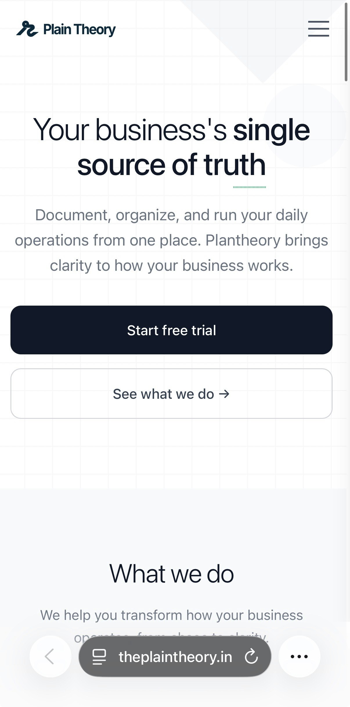 Plantheory - Main product screenshot demonstrating key features and user interface