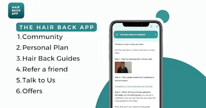 The Hair Back app gallery image