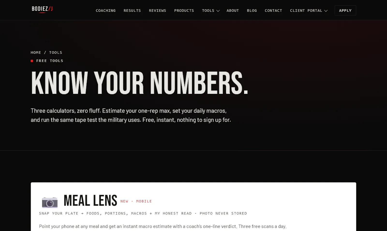 Meal Lens by BodieZ screenshot 3