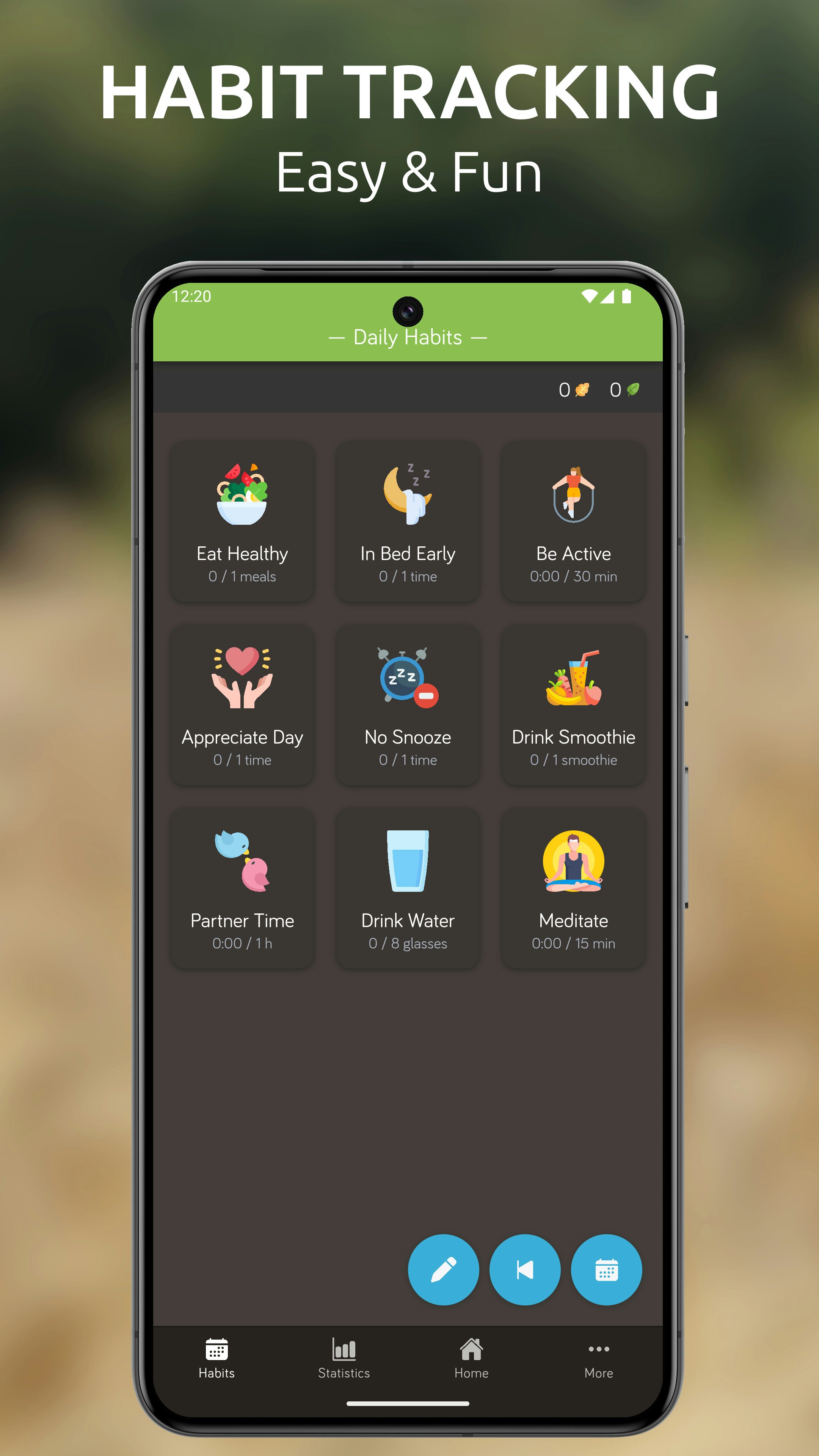 Gemütliche Gewohnheiten - Die Gamified Habit -Tracking -App. Medien 1