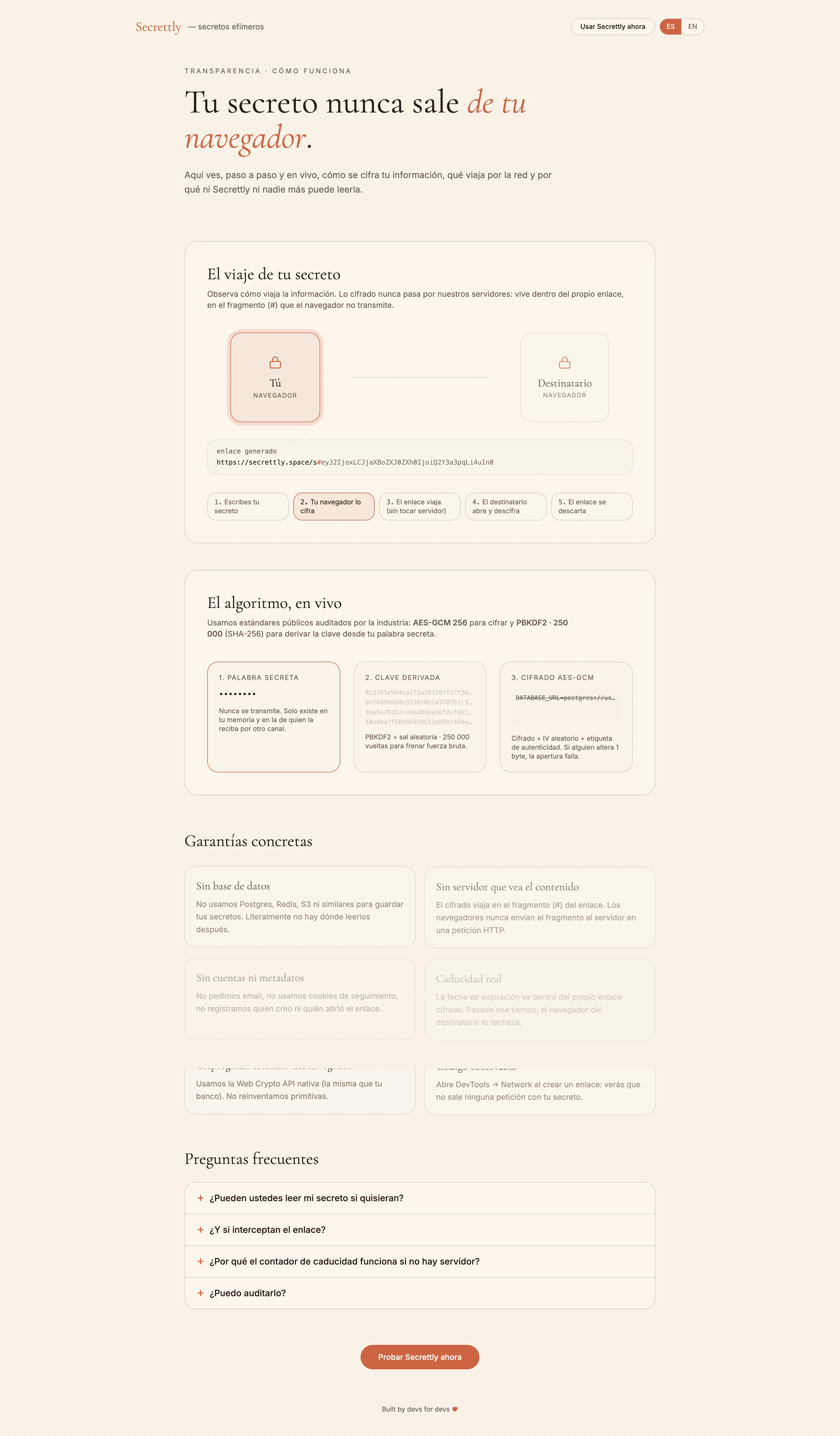 Secrettly - privacy for developer screenshot 1