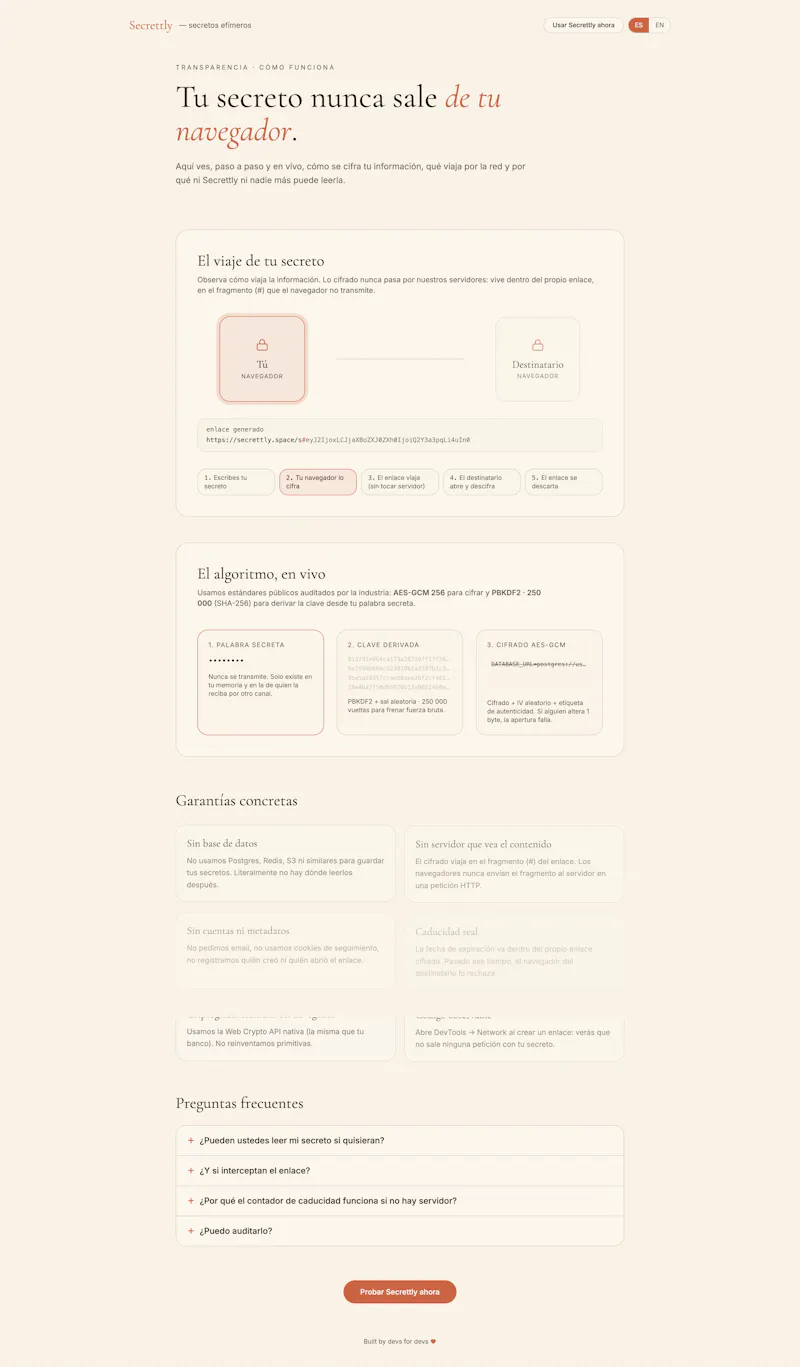 Secrettly - privacy for developer screenshot 2