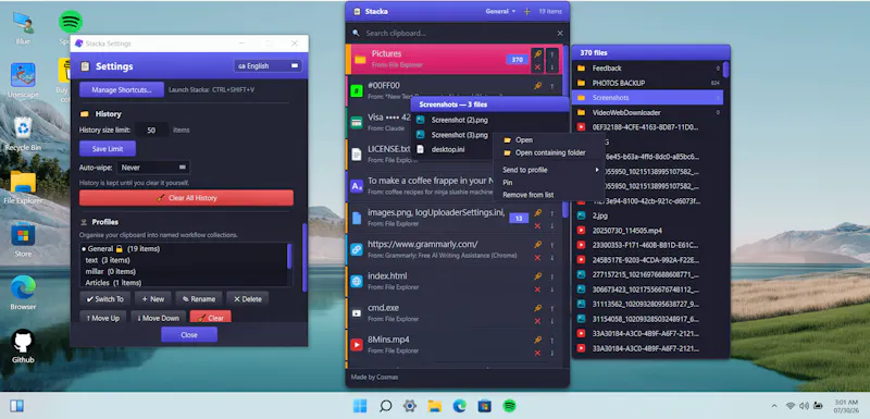 Stacka screenshot 1