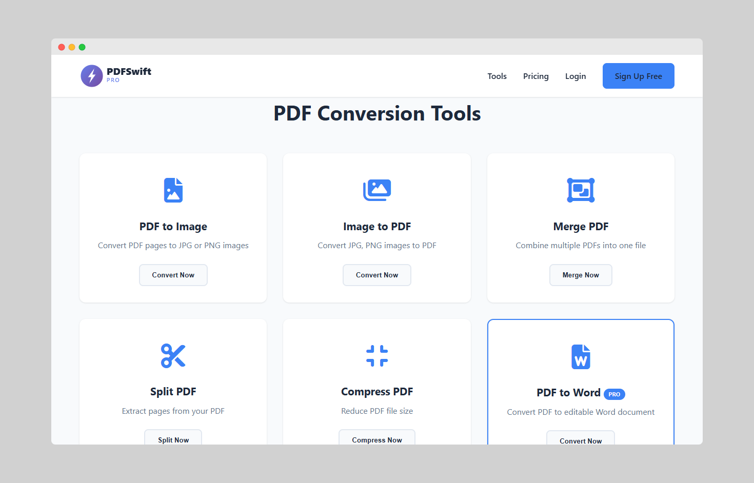 Média Pdfswift pro - Outils de convertisseur PDF rapide et sécurisé 3