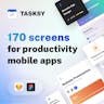 Tasksy Mobile UI Kit