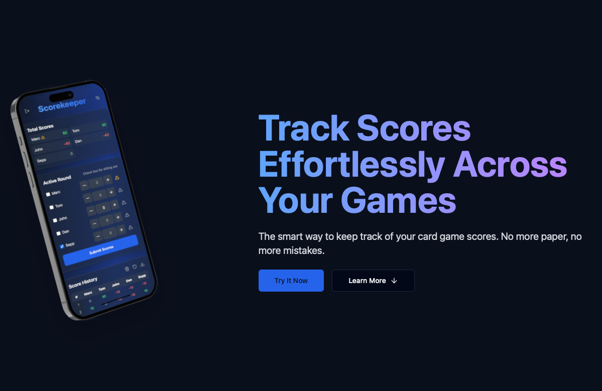 Eenvoudige scorekeeper - De slimme manier om uw kaartspelscores bij te houden media 3