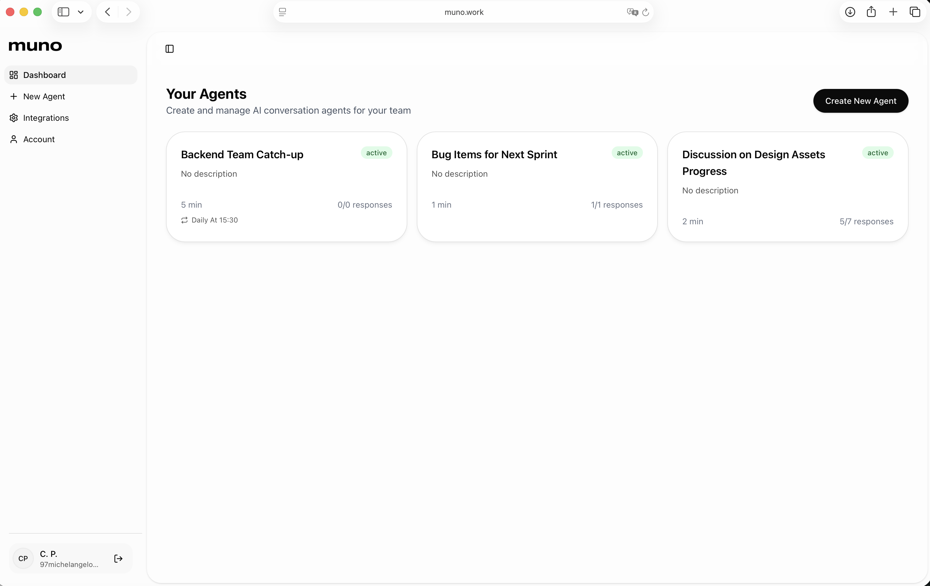 muno - Main product screenshot demonstrating key features and user interface