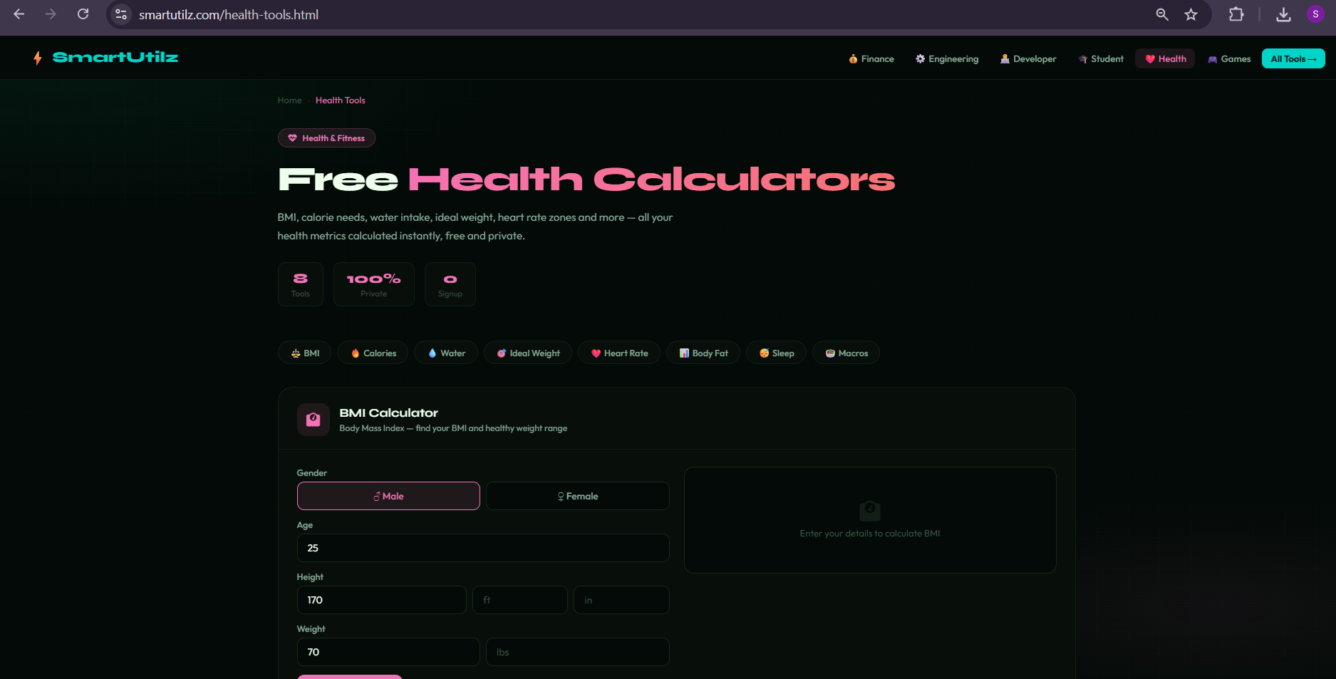 SmartUtilz_Free Online Tools - Screenshot 3 showing product features and functionality