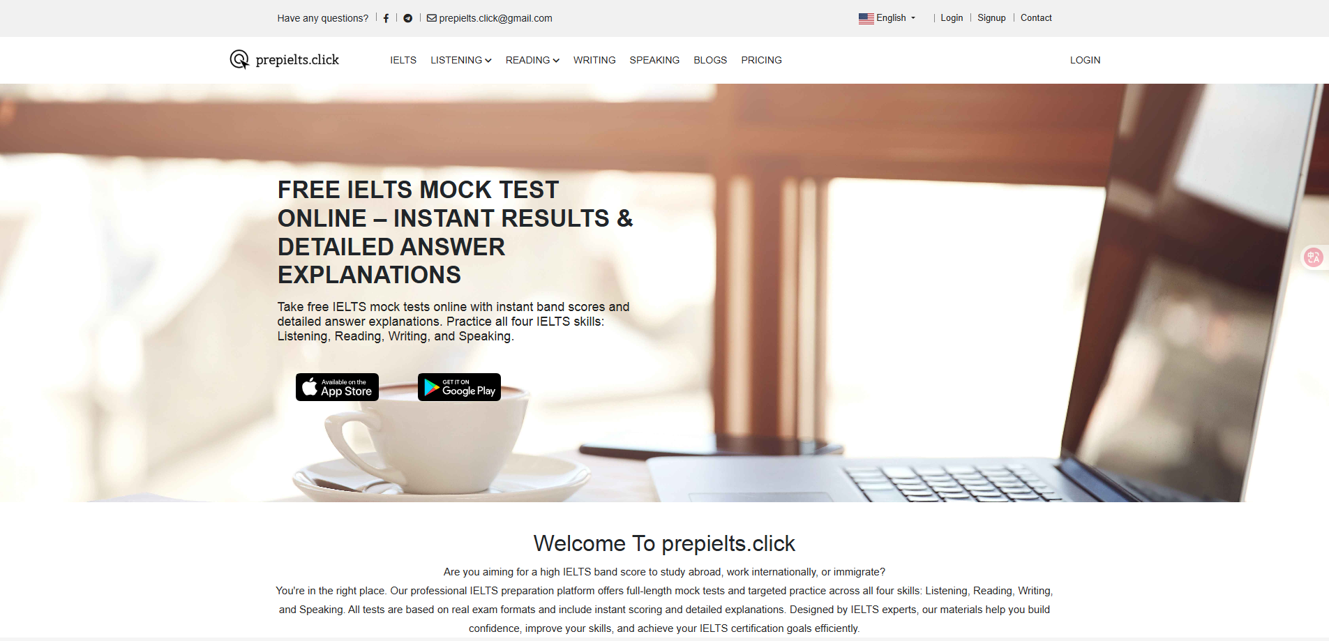 Média prepielts.click - Tests de pratique GRATUIT AI IELTS avec des commentaires instantanés 1