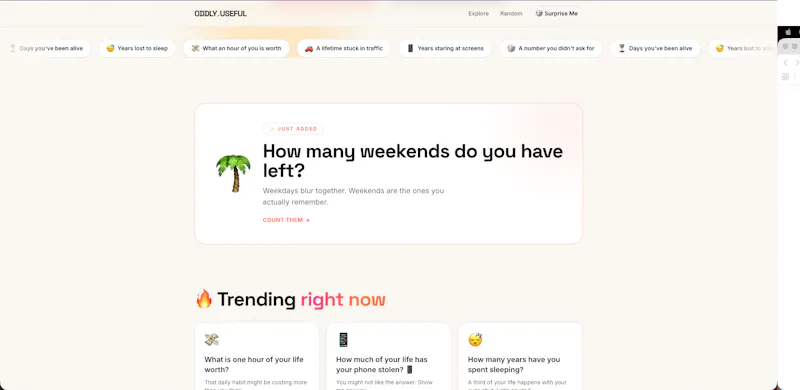 Oddlyuseful screenshot 3