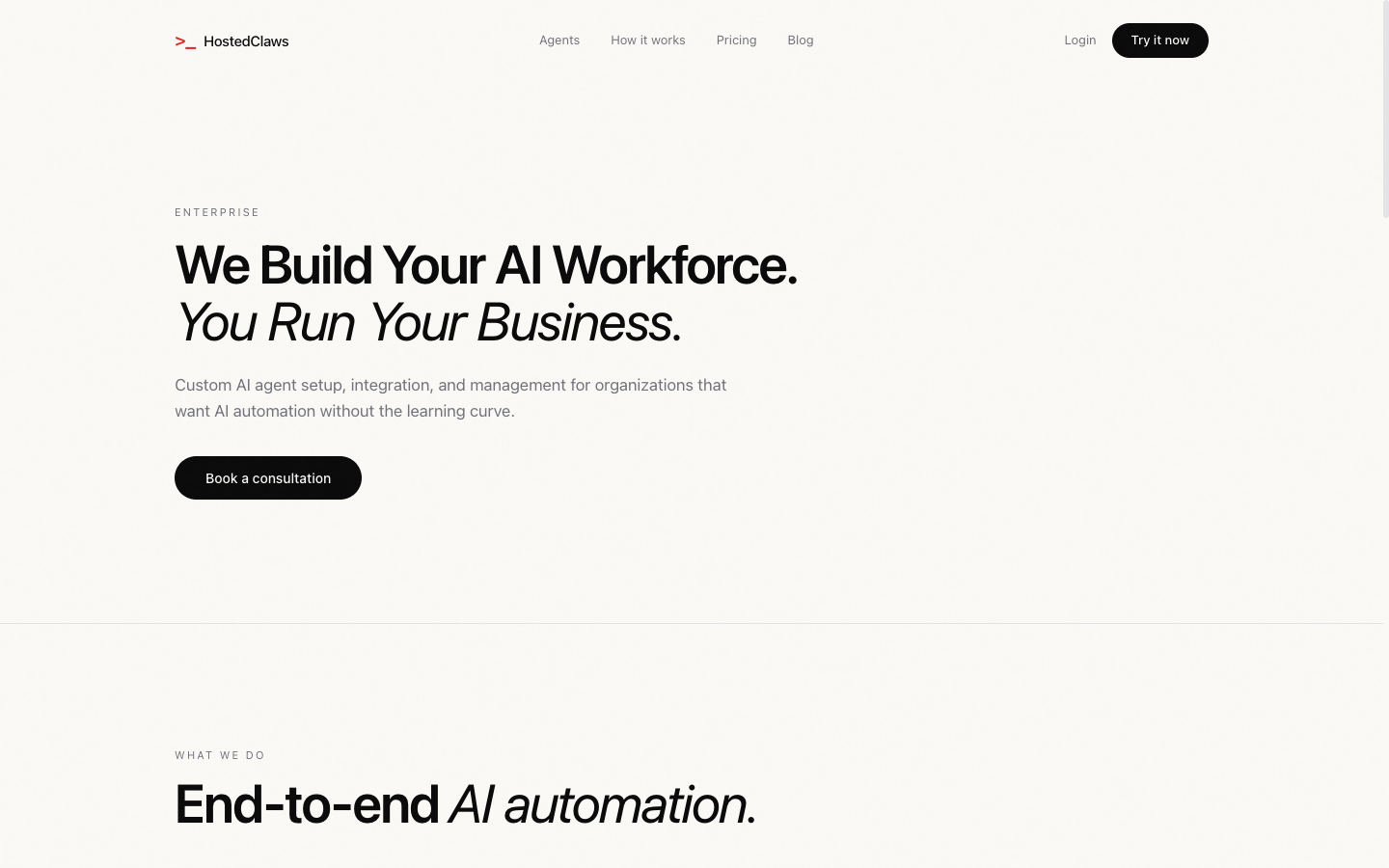 HostedClaws gallery image