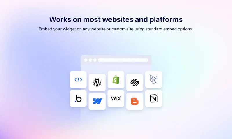 Jotform Website Widgets screenshot 2