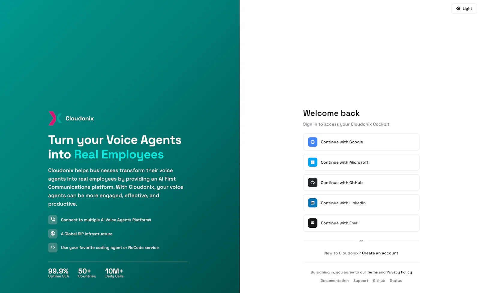 The AI Telephony Orchestration Platform screenshot 1