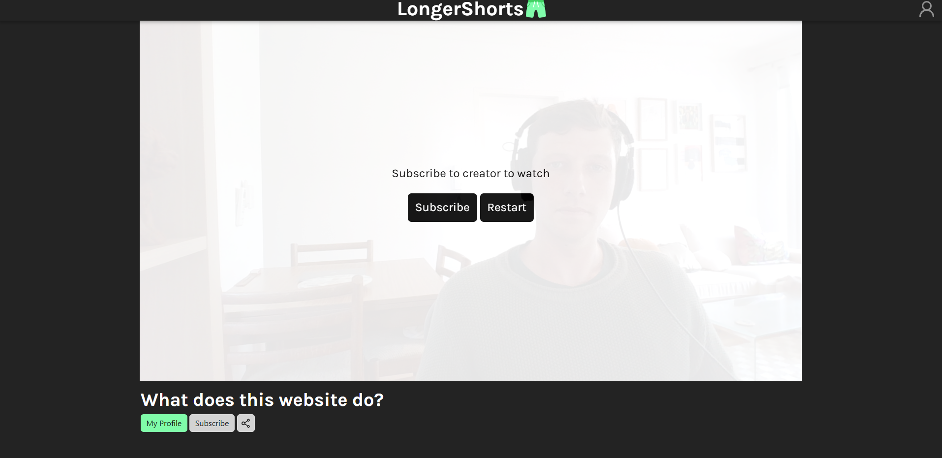 Longershorts - Kısa biçimli videolarınızı kesintisiz ödeme duvarlarıyla para kazanın medya 3
