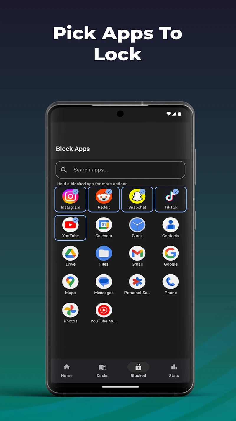 CardGate: Block apps behind a quiz screenshot 6