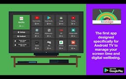 TVUsage Digital Wellbeing for Android TV media 1