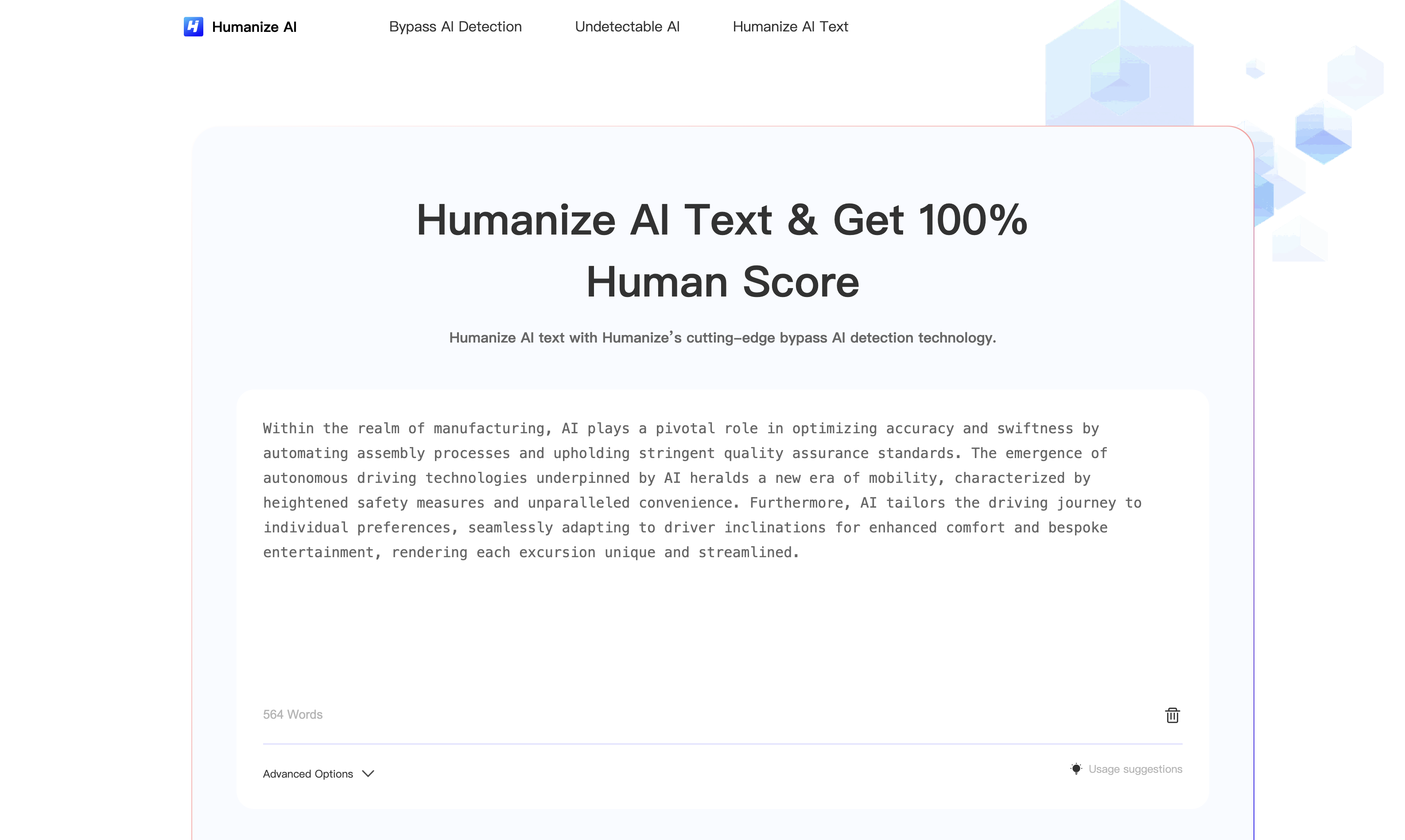 Humanize AI - Kostenloser AI Humanizer und 100% menschliche Punktzahl erhalten Medien 2