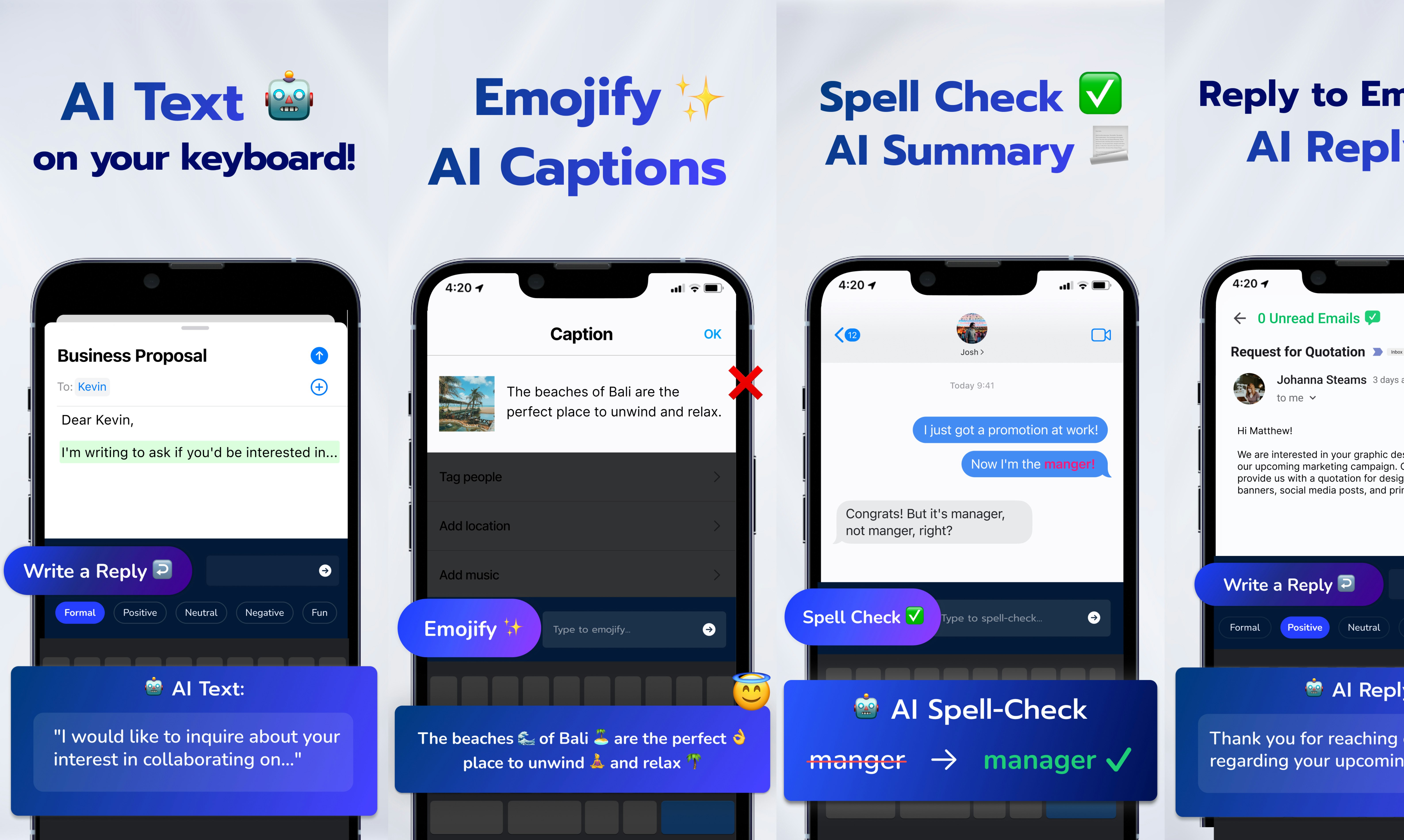 GPTALK: CHATGPT บนคีย์บอร์ด iPhone! - เพียงพิมพ์คีย์บอร์ดของคุณเพื่อใช้ AI! media 2