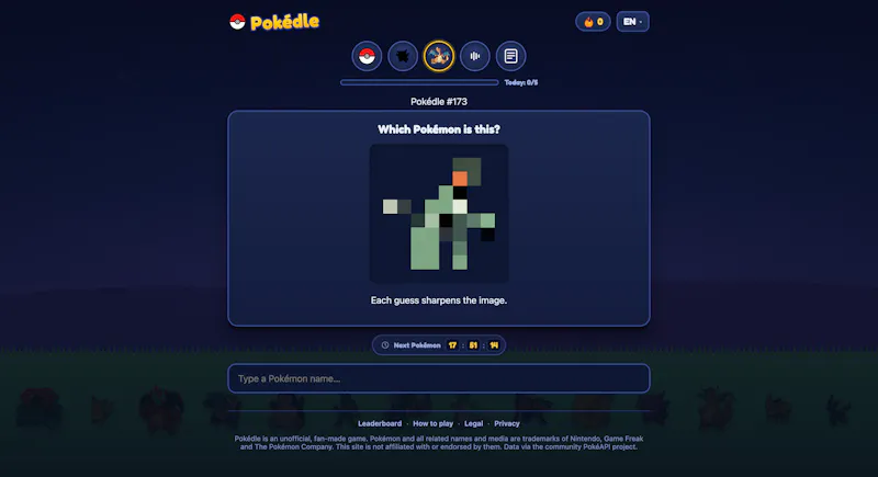 Pokédle screenshot 3