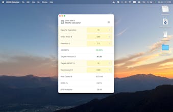 Option Seller's ARORC Calculator gallery image