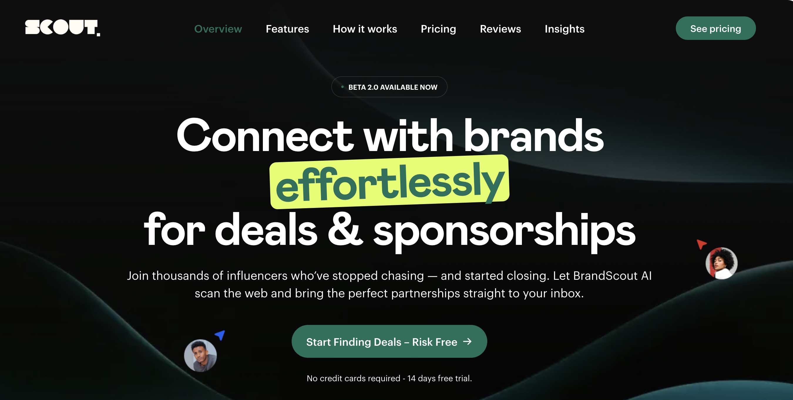 BrandScout Inc - インフルエンサーがブランド取引を見つけるためのAIパワープラットフォームメディア1